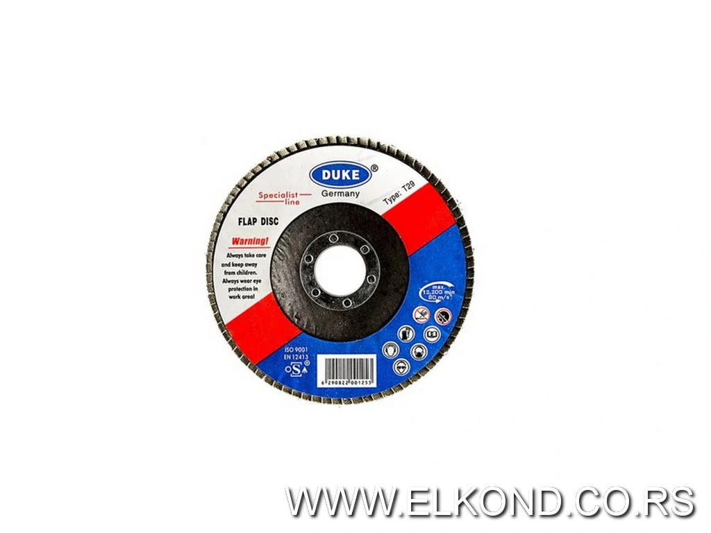Brusni lamelni disk 115x22 P60 Duke